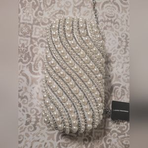 INC selma formal clutch/cross body bag